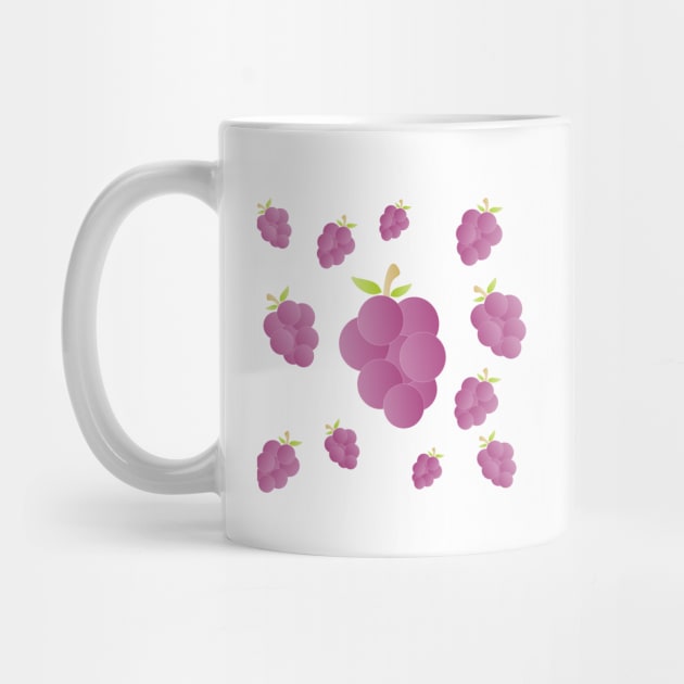 Grapes Pattern Purple by radeckari25